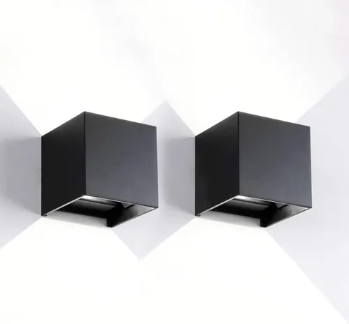 Miniatura 16 de 2 piezas de luces de pared G9 para exterior/interior, apliques de pared con luces hacia arriba y abajo, IP65 impermeables, iluminación moderna