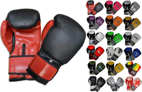 Miniatura 12 de Guantes de boxeo para entrenamiento de gimnasio Verde neón/negro