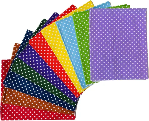 Miniatura 11 de 18" x 22" Fat Quarters Quilting Cotton Fabric Bundles for Sewing, 10 PCS Black&White Floral