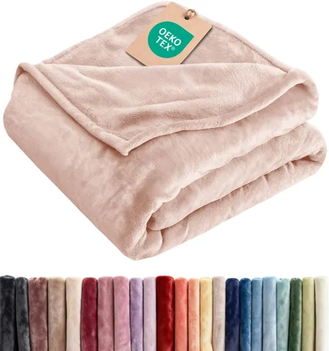 Miniatura 31 de Manta de forro polar ultrasuave para niños – Manta de franela de lujo para niños – Ligera para sofá, cama o silla – Gruesa, cálida y transpirable