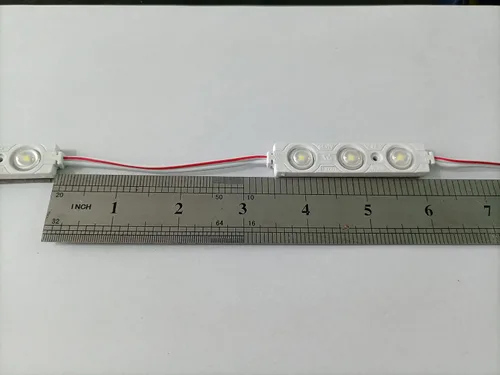 Miniatura 7 de 200 piezas DC12V Blanco 6500K Módulo de 3 LED de inyección 1.32W Luz trasera decorativa impermeable para cartel con letras, publicidad, carteles