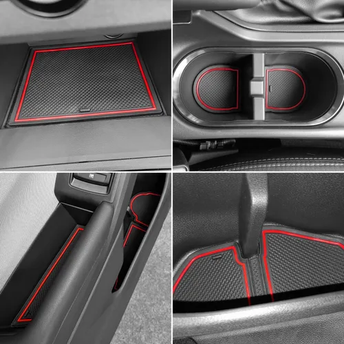 Miniatura 10 de Inserto de portavasos para Subaru Crosstrek 2023 2022 2021 2020 2019 2018 y para Subaru Impreza 2017-2023 Alfombrilla de consola central