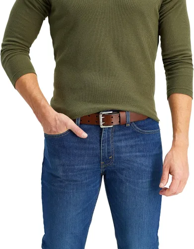 Miniatura 10 de Levi's Cinturón de mezclilla casual para hombre con hebilla de doble punta