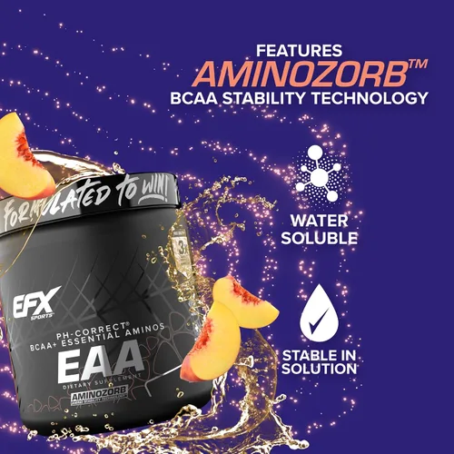 Miniatura 4 de EFX Sports Training Ground EAA Suplemento de aminoácidos esenciales Energía y síntesis de proteínas Pre, Intra o después del entrenamiento