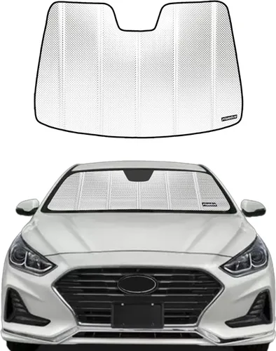 Miniatura 18 de Pigenius Parasol para parabrisas para Hyundai Sonata 2020-2023 Parasol para ventana delantera - AstraGuard Plateado