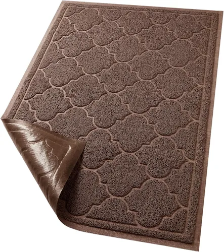 Miniatura 17 de LuxStep Tapete para Puerta Grande 24x36 Pulgadas Interior Exterior, Tapete Antideslizante de Diseño de Perfil Bajo, Tapete de Piso, Tapete
