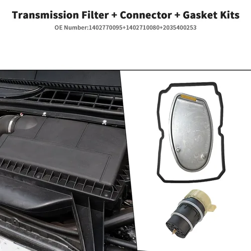 Miniatura 2 de Filtro de Aceite de Transmisión Automática + Junta del Cárter de Aceite + Adaptador de Tapón Para Mercedes Benz 722.6 Para Chrysler Para Dodge Para