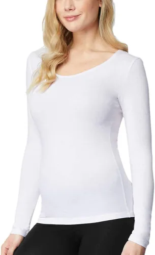Miniatura 2 de 32 DEGREES Camiseta de manga larga con cuello redondo para mujer paquete de 2