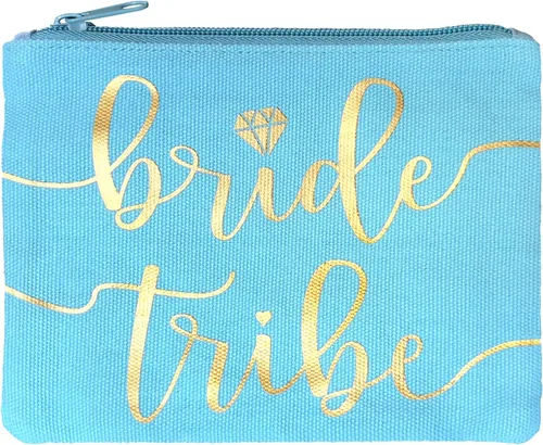 Miniatura 21 de Bride Tribe - Bolsas de maquillaje para despedida de soltera, despedida de soltera, boda, bolsa de artículos de tocador, kit de supervivencia