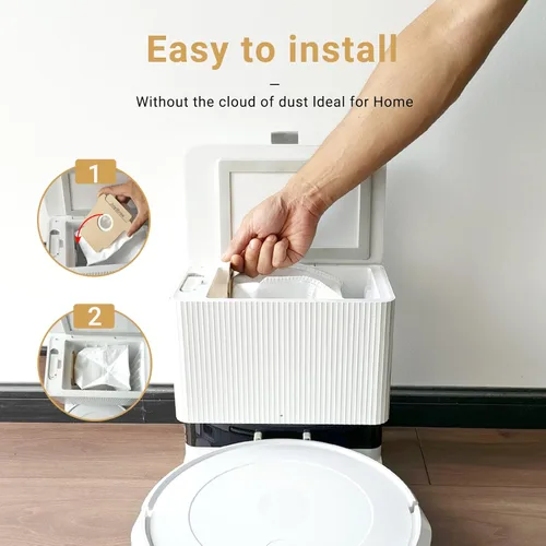 Miniatura 6 de Bolsas antipolvo de repuesto para iRobot Roomba All Series 104 2 en 1 105 106 Vac,Plus 405, 505 Combo, Essential 2 Q052, Max 705 Vac desechables 12