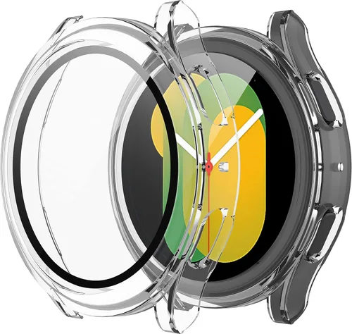 Miniatura 25 de Misxi - Juego de 2 fundas rígidas de policarbonato con protector de pantalla para Samsung Galaxy Watch 5 Galaxy Watch 4 de 40 mm, funda ultradelgada
