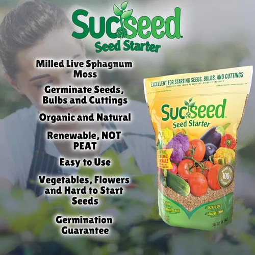 Miniatura 2 de Mosser Lee ML0003 SucSeed® Premium Seed Starter 244 pulgadas cúbicas (4L) Paquete de 1