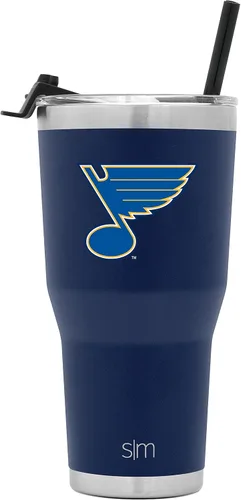 Miniatura 28 de Simple Modern Vaso Cruiser Cruiser con licencia oficial de la NHL Arizona Coyote de 30 onzas, taza de viaje aislada con tapa abatible y popote