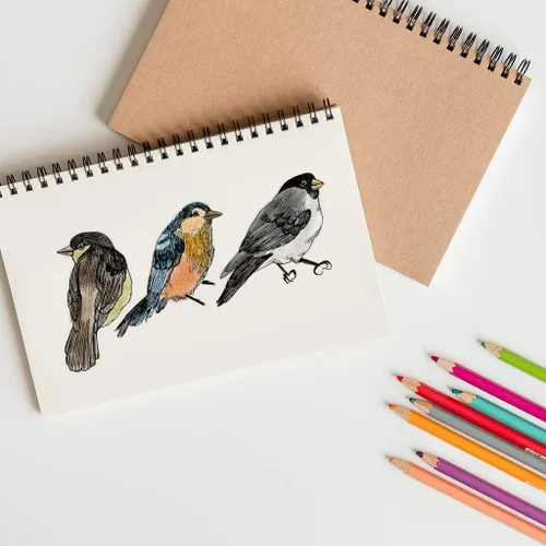 Miniatura 5 de 7 sellos transparentes de pájaros para hacer tarjetas y diarios, ramas de árbol, sellos de silicona para pájaros, sellos de goma para álbumes