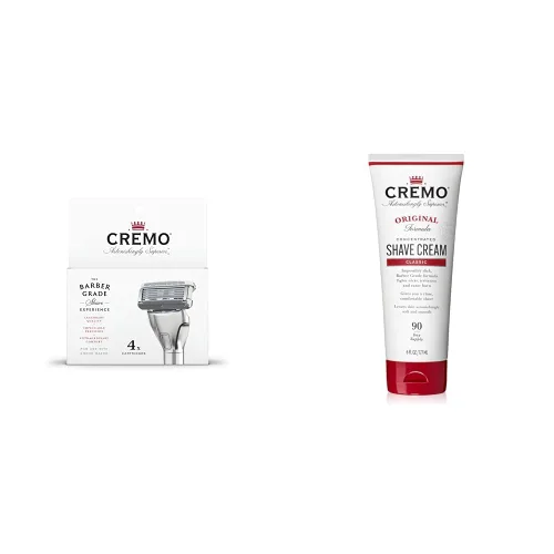 Miniatura 7 de Cremo Recambios de maquinilla de afeitar para hombres, asombrosamente superiores para hombres, compatibles con maquinillas de afeitar Cremo Razors