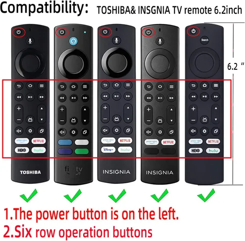 Miniatura 2 de Funda de silicona de 6.2 pulgadas para Fire TV Stick 2023 4K Max 2nd/Fir TV Omni Series/FireTV 4-Series Remote, Toshiba/Insignia FirTV con cordón