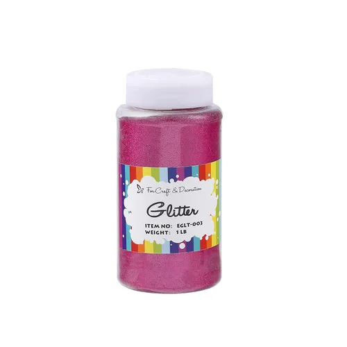 Miniatura 28 de Brillantina gruesa, 18 frascos de colores surtidos para manualidades, cuerpo, maquillaje y purpurina para uñas.