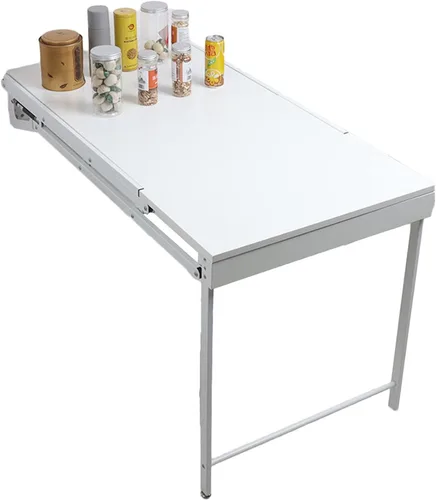 Escritorio plegable de pared, escritorio flotante, mesa plegable para espacio pequeño, estante de flores para colgar en la pared, adecuado para