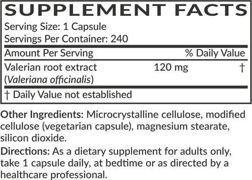 Miniatura 6 de Futurebiotics La raíz de valeriana promueve la relajación sin OMG, 240 cápsulas vegetarianas