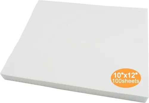 Miniatura 7 de New Brothread - Estabilizador de bordado desprendible para máquina de coser, 8"x8", 100 hojas precortadas, peso mediano, 1.8 onzas, compatible