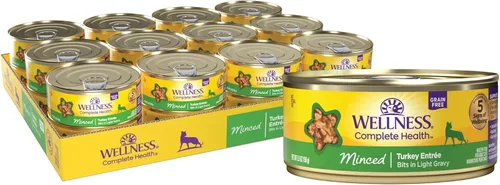 Miniatura 20 de Wellness Complete Health - Alimento húmedo en salsa para gatos adultos, natural, rico en proteínas, sin granos, 5.5 onzas, paquete de 12