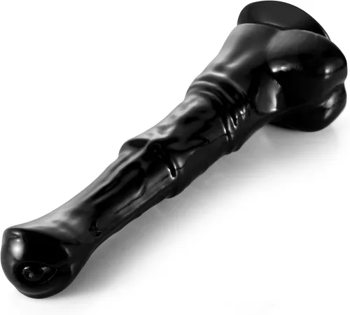 Miniatura 2 de Juguete sexual para mujeres, consolador de caballo realista de 13.4 pulgadas con ventosa fuerte, consolador anal grueso suave y realista