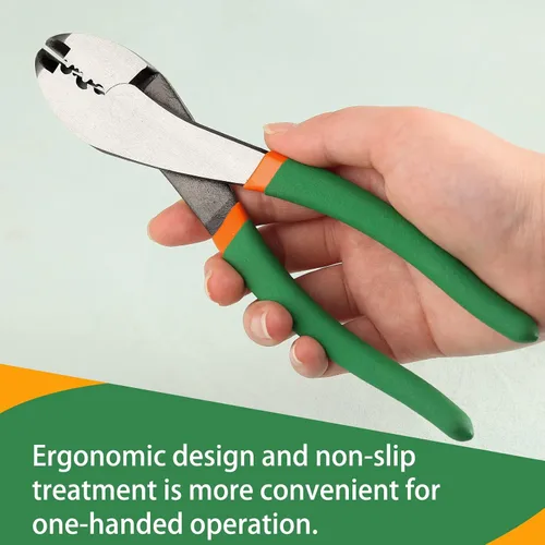 Miniatura 5 de SPEEDWOX Herramienta de prensado de corte de alambre Alicates eléctricos Alicates Crimper Cutter Alicates de crimpado de terminales eléctricos
