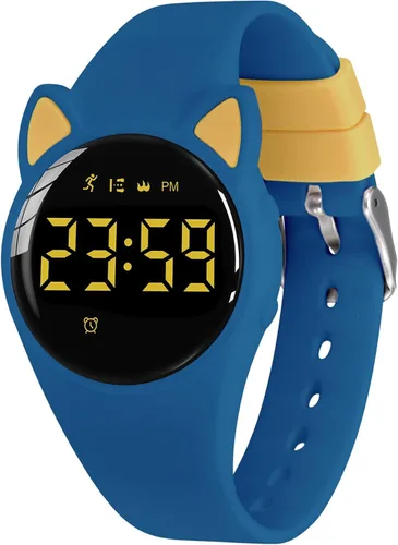 Miniatura 11 de Relojes para niños y niñas, reloj deportivo digital con contador de pasos, podómetro, alarma de vibración, sin aplicación, impermeable, rastreador
