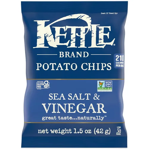 Miniatura 47 de Kettle Brand Papas Fritas, Backyard Barbeque Kettle Chips, Bolsa de Aperitivos, 1.5 Oz