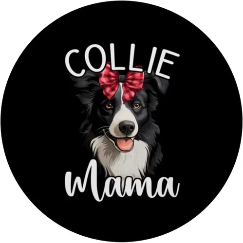 Miniatura 3 de Border Collie Mama, Funny Border Collie PopSockets Standard PopGrip