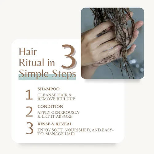 Miniatura 5 de Edenika Botanicals Tratamiento de Acondicionador con Aceite de Romero y Biotina para Cabello Delgado, Anti-Caída, Desenredante, Nutritivo