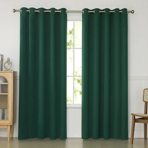 Miniatura 61 de KEQIAOSUOCAI Cortinas rosa bebé de 63 pulgadas para habitación de niñas - Con aislamiento térmico que oscurece la habitación, cortinas de ventana