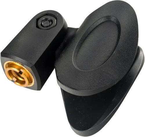 Miniatura 3 de Paquete de 2 soportes universales ajustables para micrófono de escritorio, trípode plegable portátil, soporte de mesa con clip de micrófono