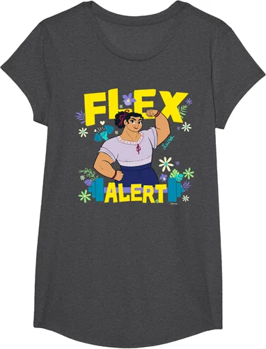 Miniatura 39 de Disney Encanto Luisa Madrigal Flex Alert Camiseta, Negro