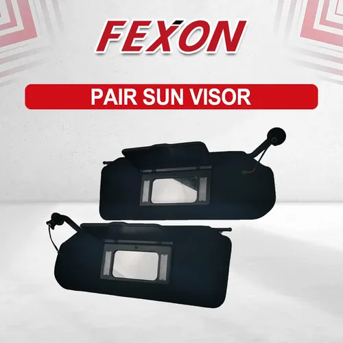 Miniatura 6 de 2 piezas de viseras solares para lado izquierdo del conductor y derecho del pasajero con luces LED brillantes actualizadas. Reemplazo para Corvette