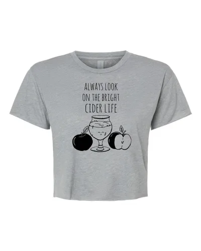 Miniatura 19 de Sweet Carrot Lime, Cute Women's Screen Printed Crop Tee, Shirts With Sayings, Heather Gray or Gold (L, Heather Gray)