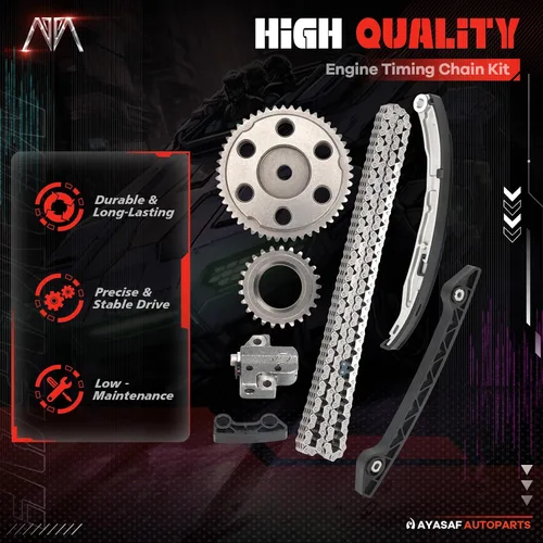 Miniatura 5 de Kit de cadena de distribución del motor para Mazda 3 2004-2007 2.0L, para Mazda 5 2006/2007, para Mazda 6 2003-2007 2.3L, para Mazda Tribute