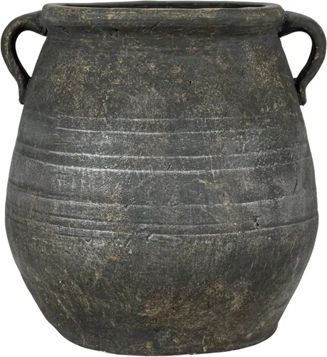 Miniatura 3 de Creative Co-Op - Urna de terracota blanqueada, gris