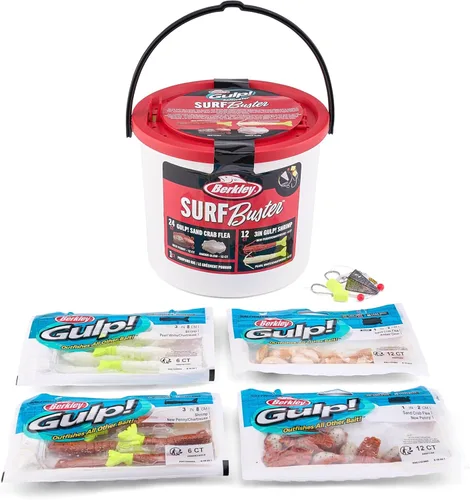 Miniatura 26 de Berkley Gulp! Shrimp Saltwater Fishing Soft Bait Camarones Naturales