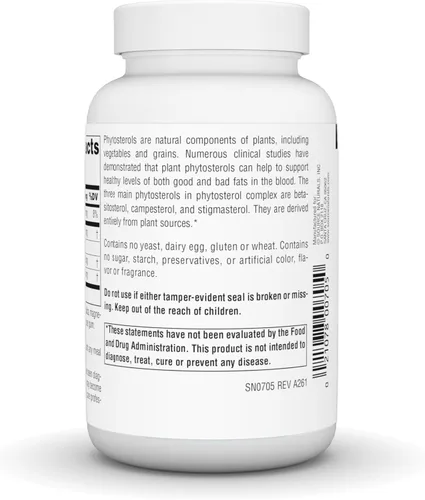 Miniatura 4 de Source Naturals Complejo de fitosterol con beta-sitosterol, 113 mg - 180 Tabletas