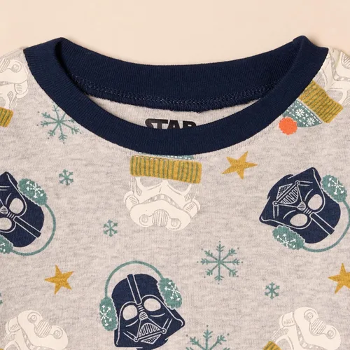 Miniatura 5 de Amazon Essentials Disney Marvel Star Wars - Pijama unisex de algodón ajustado para niños
