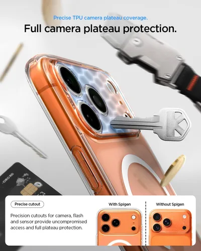 Miniatura 185 de Spigen Funda para iPhone 13 Mini, ultra híbrida MagFit [antiamarilleo] [compatible con Magsafe] - Transparente