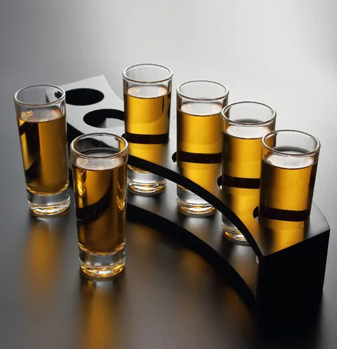 Miniatura 5 de Vasos de chupito de 2 onzas de alto, paquete de 18 vasos transparentes de 3.9 pulgadas para whisky, tequila, vodka, espresso, vasos de chupito