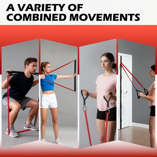 Miniatura 8 de VEICK Bandas de resistencia para entrenamiento, bandas de ejercicio, bandas de entrenamiento, bandas de asistencia para dominadas, juego de bandas