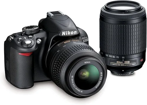 Miniatura 6 de Nikon D3200 24.2 MP CMOS Digital SLR con lente de zoom 18-55 mm f/3.5-5.6 AF-S DX VR NIKKOR (Rojo)