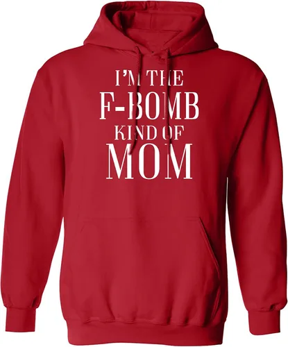 Miniatura 5 de zerogravitee Sudadera con capucha para adulto con texto en inglés "I'm the F-Bomb kind of Mom