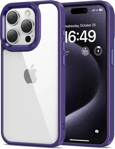 Miniatura 70 de HOOMIL Funda para iPhone 7 Plus/iPhone 8 Plus de 5.5 pulgadas, no amarillea, protección contra caídas, cubierta trasera dura transparente