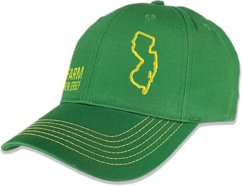 Miniatura 2 de John Deere Sombrero completo de sarga Farm State Pride - verde y amarillo, Amarillo, verde
