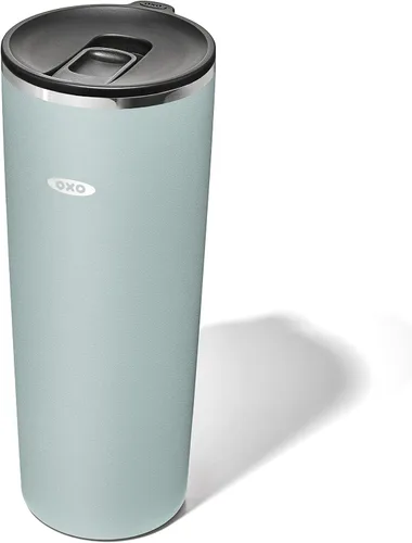 Miniatura 35 de OXO Strive - Vaso aislado de 24 onzas con tapa deslizante, cobalto oscuro