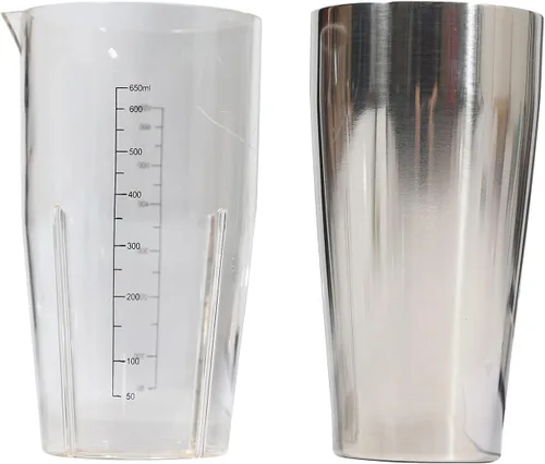 Miniatura 7 de Máquina eléctrica para hacer batidos, máquina comercial de batido de leche de acero inoxidable con 2 tazas de 22.0 fl oz/taza 110 V 180 W, mezclador